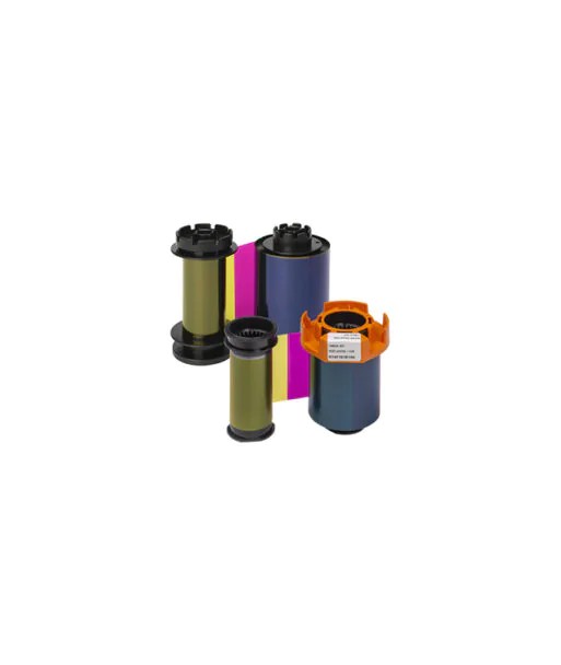 Ruban couleur YMCK (réf. RT4F101M100) pour imprimante Evolis Agilia