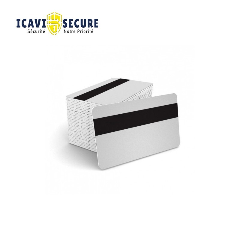 Cartes PVC avec piste magnétique HiCo C4003(– Lot de 100 )