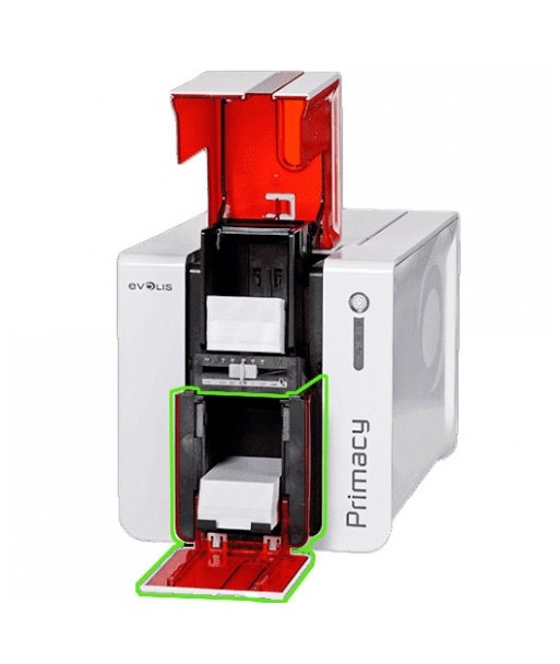 Bac de Sortie Rouge pour Imprimantes Primacy - Evolis S10125